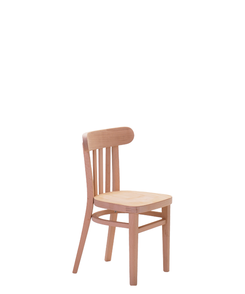 Handmade, light children's bentwood chair Marconi, for Playroom in Nursery, Preschool, Kindergarten, for Livingroom, Kitchen, Bedroom in homes is suitable for both Boys and Girls Age 2+. It is also possible to order tables in the same wood stain color and appropriate height for the children's chairs