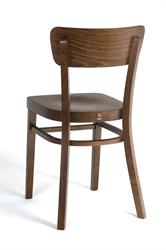 Dining or kitchen Veneer Seat Chair Nico 1196, solid and light beech chair for restaurants, cafes, community halls, also suitable as a dining or kitchen chair for homes. Czech manufacturer, family company Sadlík, since 1919. Custom production of solid beech and oak chairs and tables.