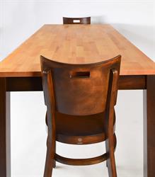 Masivní bukový stůl Topalov, 190x90cm, barva moření special Antique 18A v kombinaci s olejem, židle Linetta 1G, barva moření special  Antique 18A, dřevěný bukový stůl TOPALOV, tradiční český výrobce židlí a stolů Sádlík
