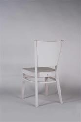 Jídelní židle bílá dřevěná Arol 1197, zvolte: barva moření pastel - bílá, křeslo dřevěné Arol, český výrobce židlí Sádlík