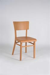 Klasická buková židle 1198 Bohemia, velikost M41, barva moření dle vzorku zákazníka, český výrobce židlí Sádlík