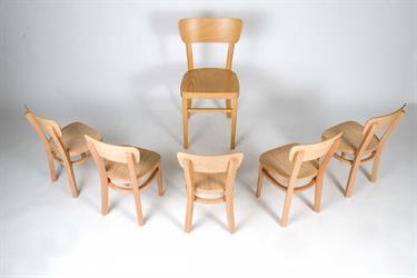 dětská ohýbaná židle NICO Kinder, od českého výrobce Sádlík, barva moření dřeva b.1 buk přírodní, židle pro učitele  NICO 1196