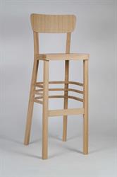 masivní dubové barové židle do kuchyně, od českého výrobce Sádlík, NICO dub bar 5196, barva dub přírodní, bez povrchové úpravy