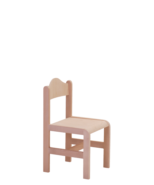 dětská dřevěná židle Ladík krempa, vybavení pro školky, školy, dětská centra, český výrobce nábytku Sádlík