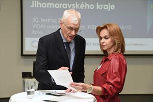 Setkání s Bohumilem Šimkem, hejtmanem JMK, Vladimír Bednařík a Eva Zemčíková-Antošová