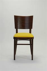 buková židle 2194 Linetta P, M41, b3-4, žlutá koženka
