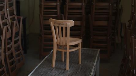 dětská ohýbaná židle Marconi kinder, barva moření standard - přírodní nemořená, gravírování do dřeva na přání zákazníka,  výrobce Sádlík
