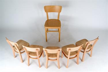 NICO 1196 beech chair for kindergarten teachers & NICO Kinder 1396 children's chair, wood color b1, natural beech - unstained from the Czech manufacturer Sádlík.