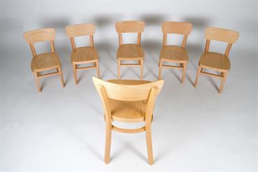 NICO 1196 beech chair for kindergarten teachers & NICO Kinder 1396 children's chair, wood color b1, natural beech - unstained from the Czech manufacturer Sádlík.