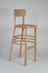 Nico Bar Stool for your selection according to the photo: made of oak, natural oak color, without surface finish. Czech manufacturer Sádlík