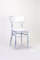 Dining or kitchen chair Nico 1196 also suitable for restaurants, cafes. Your choice according to the photo: special staining color - vintage look. Sádlík, Czech furniture manufacturer.