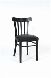 Dřevěná židle do kavárny, 2193 MARCONI P, barva moření standard - 11, velikost L43, čalounění látkou zákazníka - koženka Florida 1029, pokud si přejete tuto kombinaci, pište, volejte. Židle od českého výrobce Sádlík
