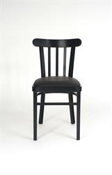 Dřevěná židle do kavárny, 2193 MARCONI P, barva moření standard - 11, velikost L43, čalounění látkou zákazníka - koženka Florida 1029, pokud si přejete tuto kombinaci, pište, volejte. Sádlík židle od českého výrobce.