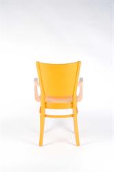 Jídelní dřevěné křeslo s područkami AROL AL, barva moření dle vzorku zákazníka, Sádlík Moravský Písek, český výrobce židlí a stolů (2)