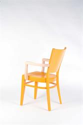 Jídelní dřevěné křeslo s područkami AROL AL, barva moření dle vzorku zákazníka, Sádlík Moravský Písek, český výrobce židlí a stolů (4)