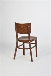 stohovatelná dřevěná židle Polanka, barva moření vzor, velikost S38, od českého výrobce Sádlík (1)