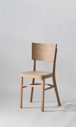 stohovatelná dřevěná židle Polanka, surová, bez povrchové úpravy, od českého výrobce Sádlík