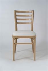kvalitní restaurační židle od českého výrobce, Selima P 2015, velikost L43, barva moření slonová kost, látka s odolnou úpravou aquaclean Verona 01