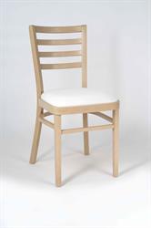 moderní jídelní židle Selima P 2015, velikost L43, barva moření slonová kost, látka s odolnou úpravou aquaclean Verona 01, židle Sádlík, česká výroba