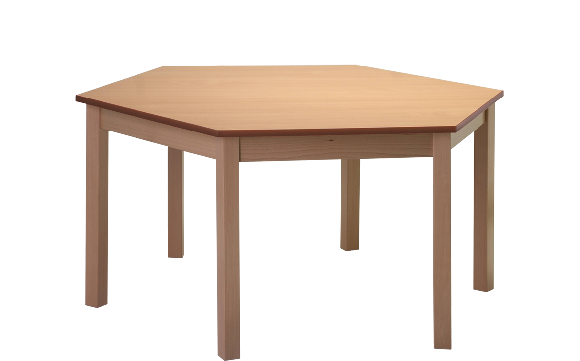 dětský stůl laminovaný Karpov DS šestihran, Sádlík český výrobce nábytku, výrobce nábytku pro mateřské školy, školky, jesle, dětské herny, družiny 